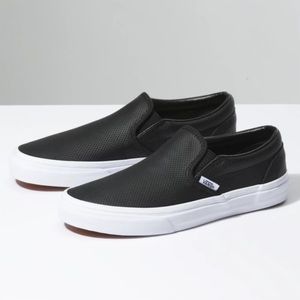 VANS PERF LEATHER SLIP-ON 6.5
